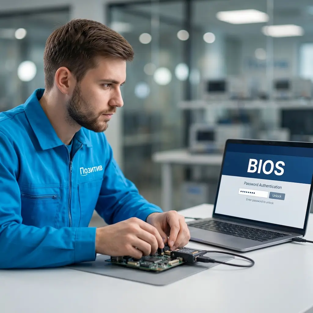 Снятие пароля BIOS ноутбука в Симферополе