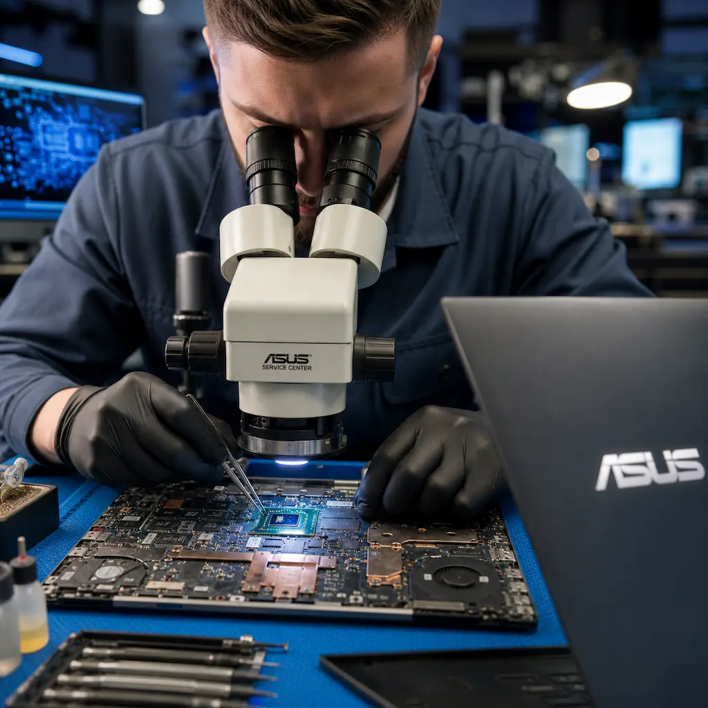 Замена видеокарты ноутбука Asus в Симферополе