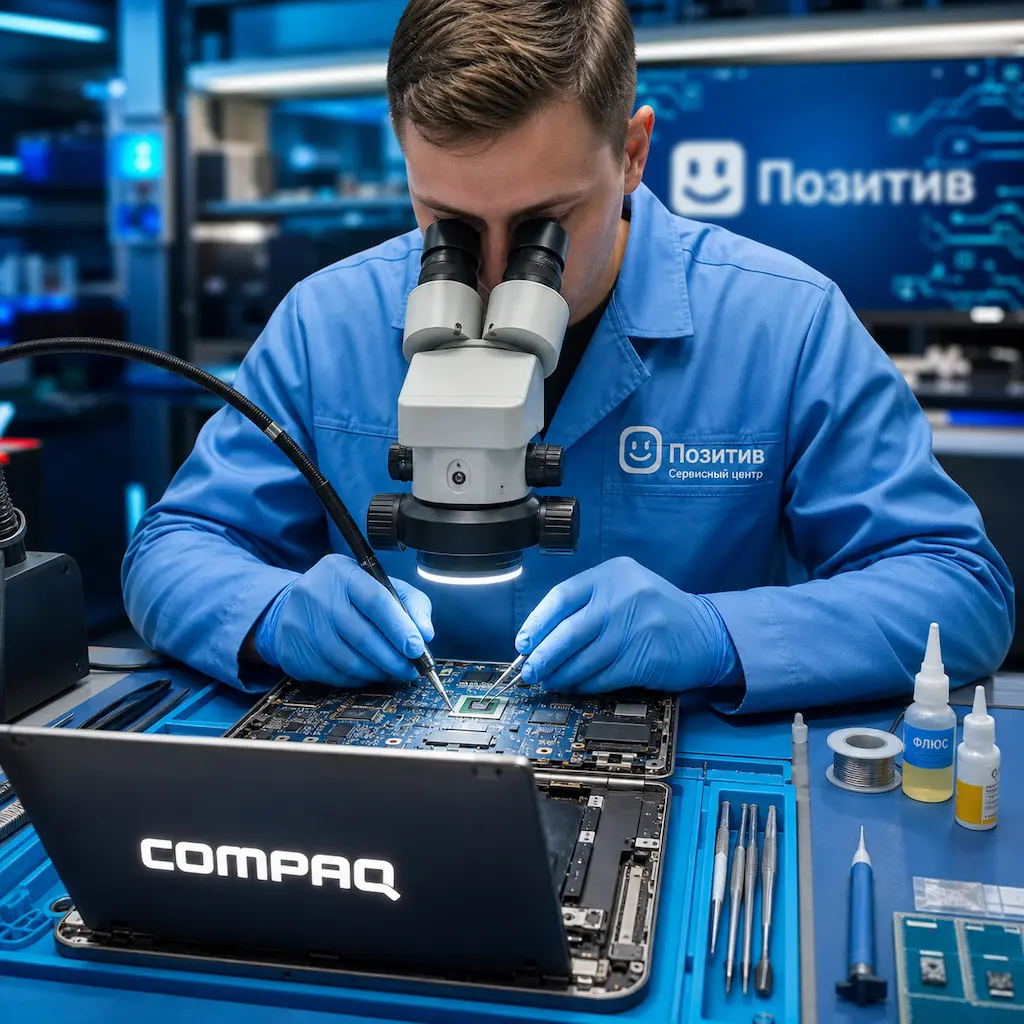 Замена видеокарты ноутбука Compaq в Симферополе