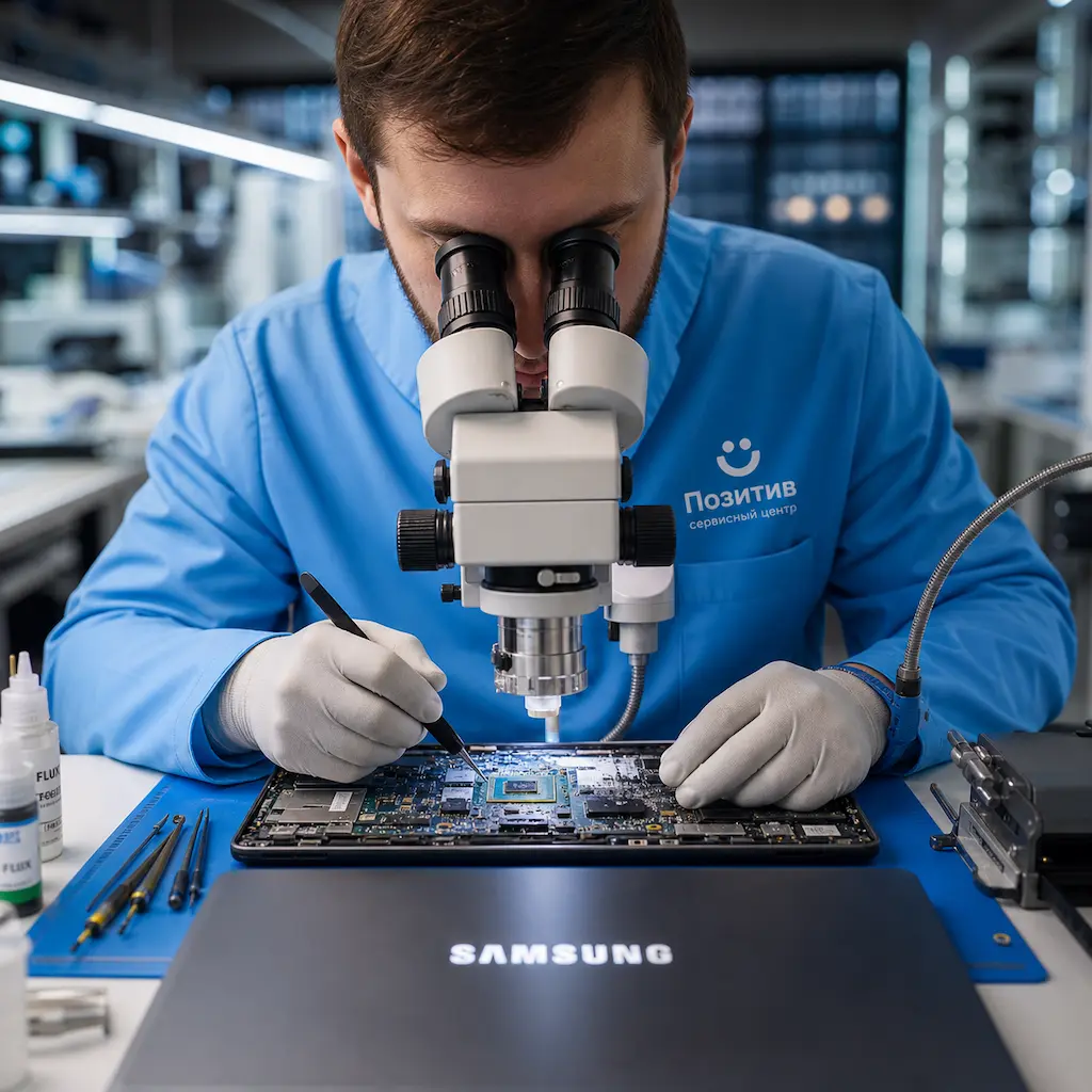 Замена видеокарты ноутбука Samsung в Симферополе