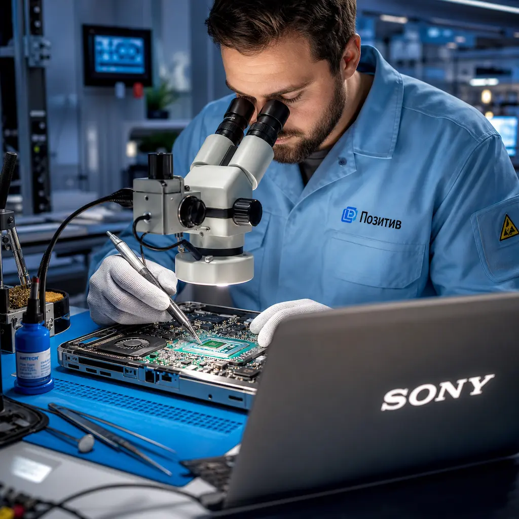 Замена видеокарты ноутбука Sony в Симферополе
