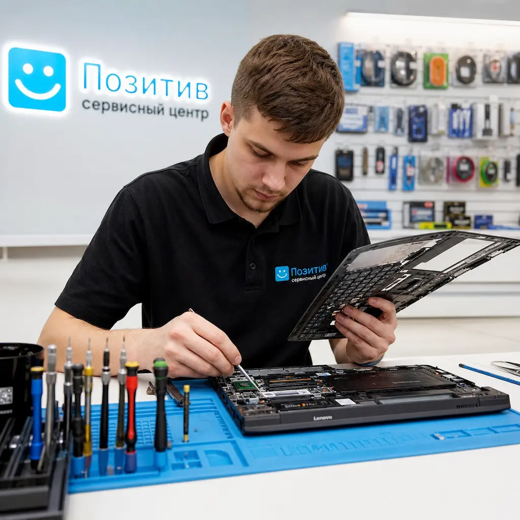заменить клавиатуру на ноутбуке Lenovo в Симферополе