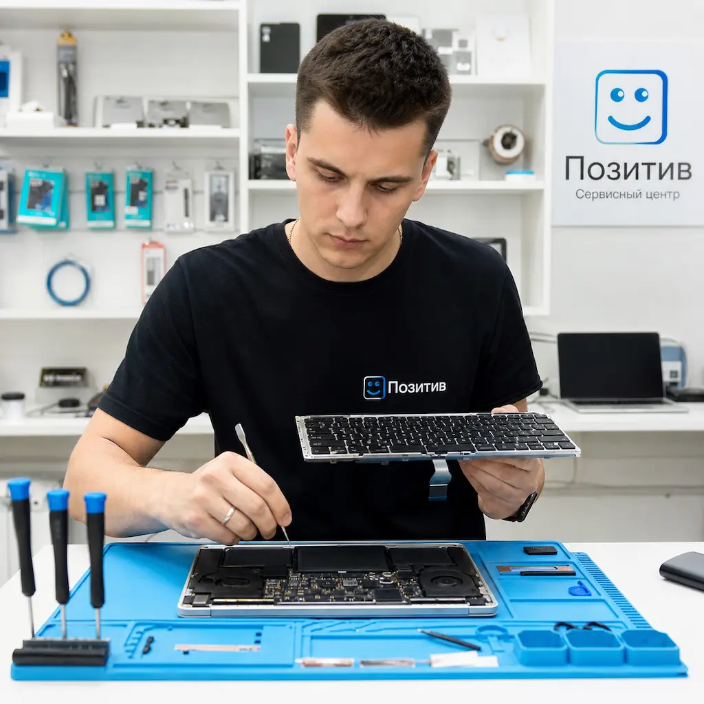 заменить клавиатуру на Apple Macbook в Симферополе
