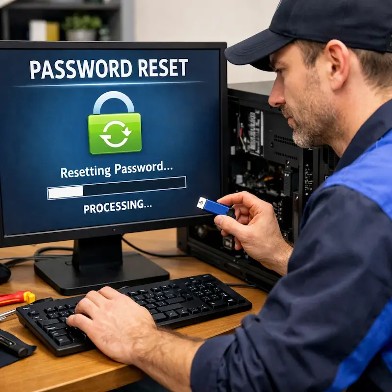 Удаление пароля на компьютере в Симферополе