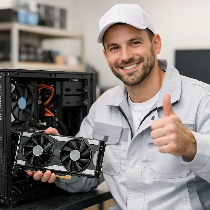 установка видеокарты на ПК в Симферополе